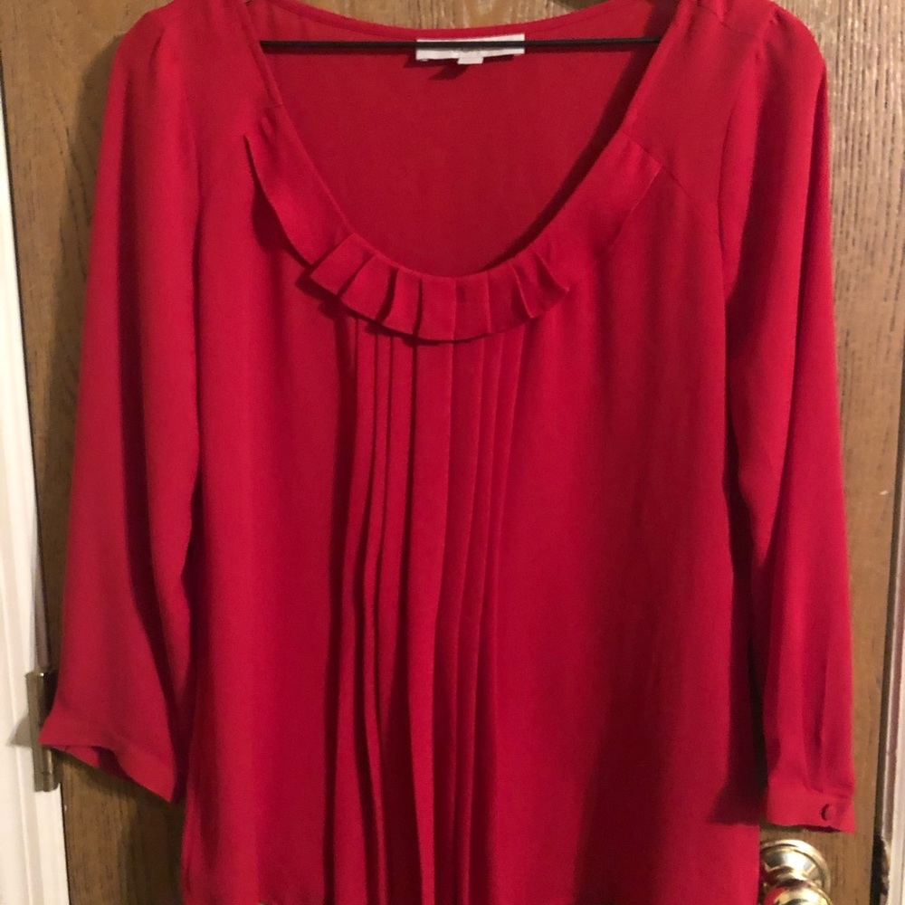 A Red Loft Blouse